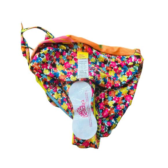 NEW Agua Bendita Anya Waist Strap Bikini Bottom Floral Tropical Size Large - Picture 7 of 12